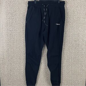 YoungLA Sweatpants Joggers Black Size XL Style 210 Zip Pocket Lounge Gym T599